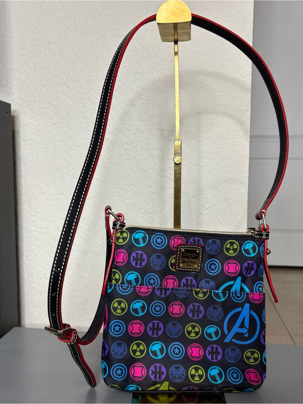 Dooney & Bourke Disney Parks 2014 Avengers Assemble Multicolor Crossbody Bag